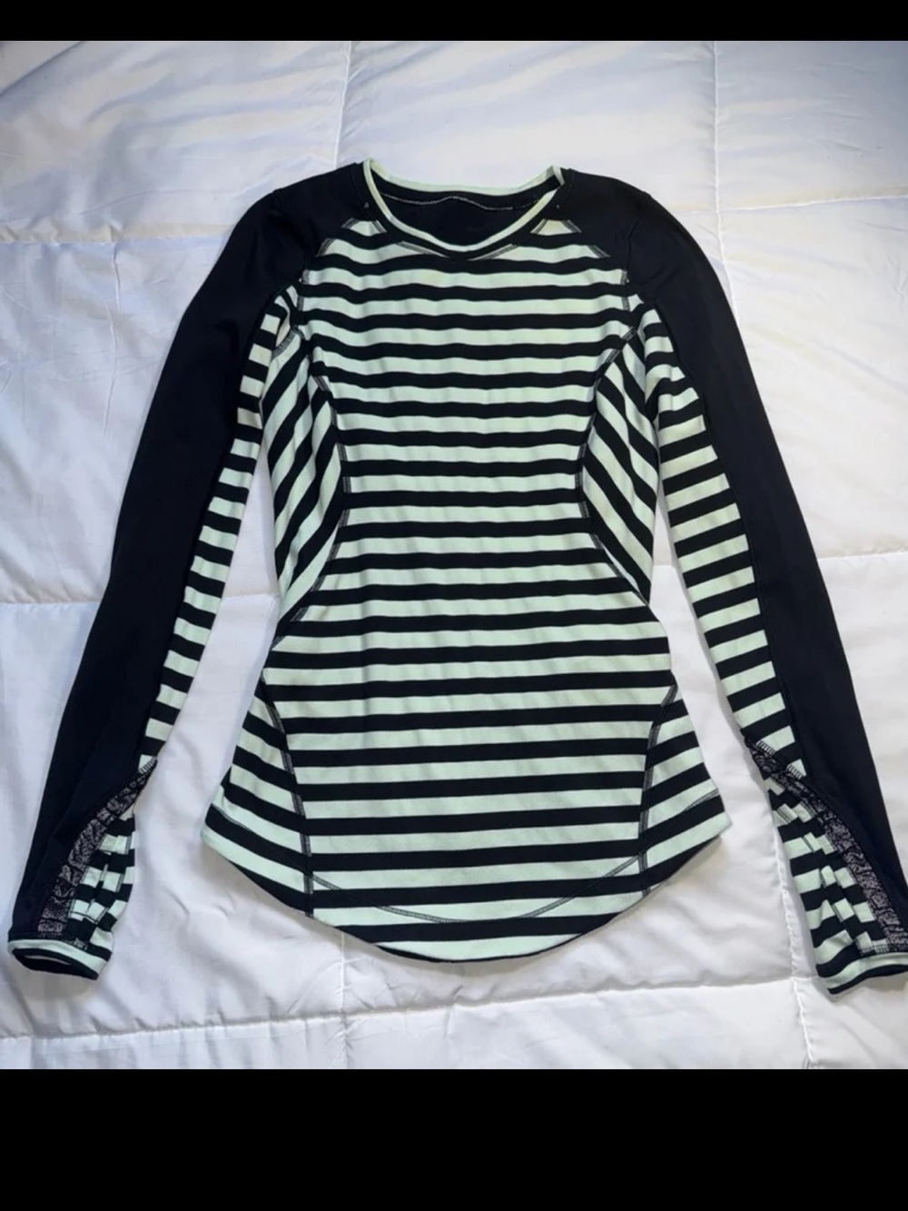 Lululemon Y2K striped long sleeve top